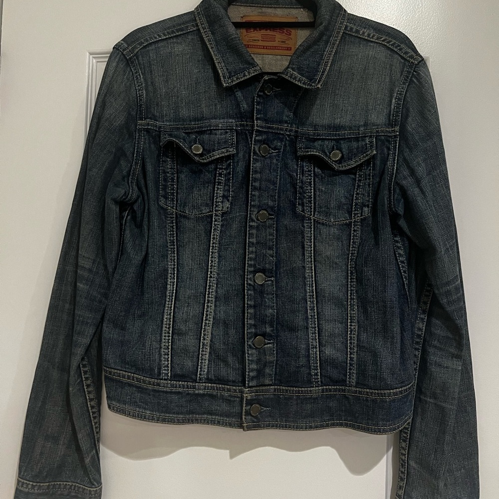 Express Precision Fit Denim Jacket